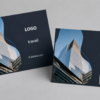 carte de visite gratuite modèle professionnel bleu