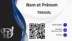 Carte de Visite Professionnelle Canva
