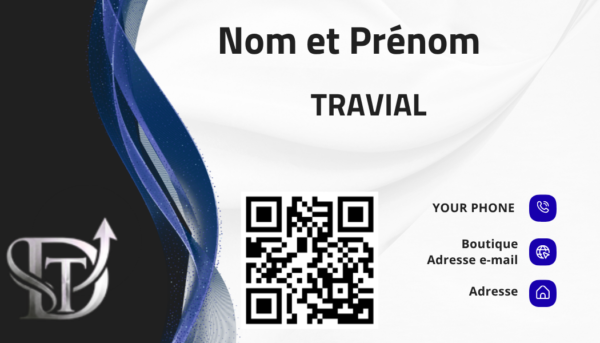 Carte de Visite Professionnelle Canva Carte de Visite Professionnelle Canva
